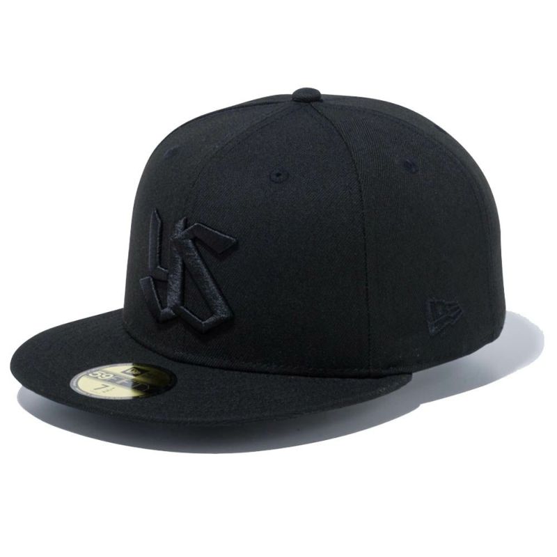 東京ヤクルトスワローズ グッズ キャップ/帽子 カスタム 59FIFTY ブラック オン ブラック ニューエラ/New Era ブラック 平つば  キャップ 特集 | セレクション | MLB NBA NFL プロ野球グッズ専門店 公式オンラインストア