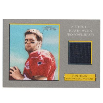 NFL トム・ブレイディ ペイトリオッツ トレーディングカード/スポーツカード  1点物 2006 ジャージ カード Topps