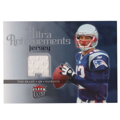 NFL トム・ブレイディ ペイトリオッツ トレーディングカード/スポーツカード  1点物 2006 ジャージ カード Fleer