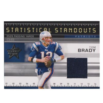 NFL トム・ブレイディ ペイトリオッツ トレーディングカード/スポーツカード  1点物 2007 ジャージ カード 156/250 Donruss