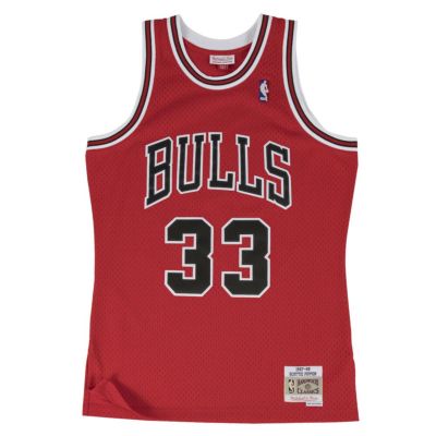 超絶レア2色 1:2880 Upper Deck Game Jersey Scottie Pippen スコッティ・ピッペン NBA 実使用 Jersey バスケ ユニフォーム Rockets Bulls