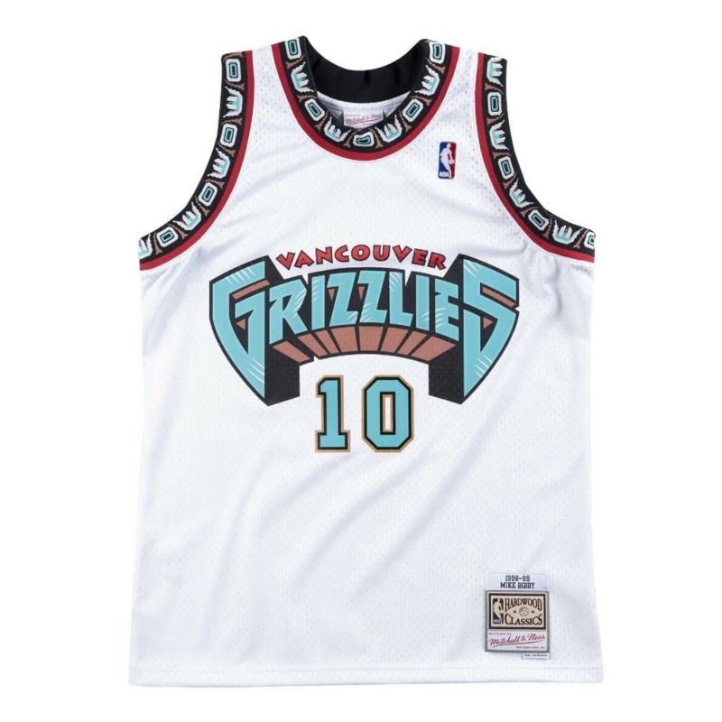 NBA マイク・ビビー バンクーバー・グリズリーズ ユニフォーム/ジャージ スウィングマン ミッチェル＆ネス/Mitchell & Ness  ホワイト【OCSL】2203MN特集 | セレクション | MLB NBA NFL プロ野球グッズ専門店 公式オンラインストア