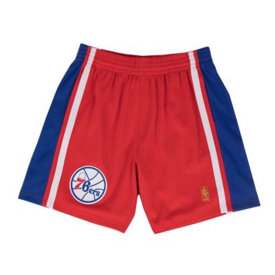 NBA フィラデルフィア・76ers ショートパンツ/ショーツ スウィングマン ハーフパンツ ミッチェル＆ネス/Mitchell & Ness レッド トレーニング特集2203MN特集
