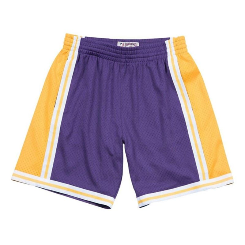 NBA ロサンゼルス・レイカーズ ショートパンツ/ショーツ スウィングマン ハーフパンツ ミッチェル＆ネス/Mitchell & Ness パープル  トレーニング特集2203MN特集 | セレクション | MLB NBA NFL プロ野球グッズ専門店 公式オンラインストア