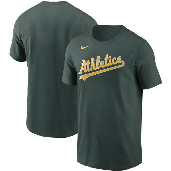 MLB オークランド・アスレチックス Tシャツ チームワードマーク ナイキ/Nike グリーン【OCSL】 | セレクション | MLB NBA  NFL プロ野球グッズ専門店 公式オンラインストア