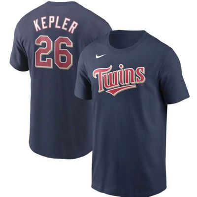 MLB マックス・ケプラー 前田健太選手 所属 ミネソタ・ツインズ Tシャツ ネーム＆ナンバー ナイキ/Nike ネイビー【OCSL】