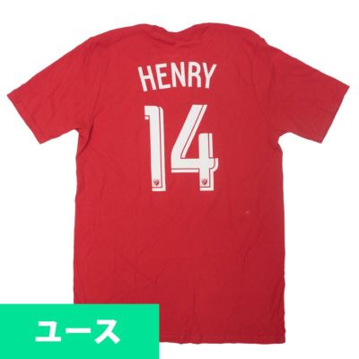 MLS ティエリ・アンリ ニューヨーク・レッドブルズ Tシャツ ユース キッズ ネーム＆ナンバー アディダス/Adidas レッド【OCSL】