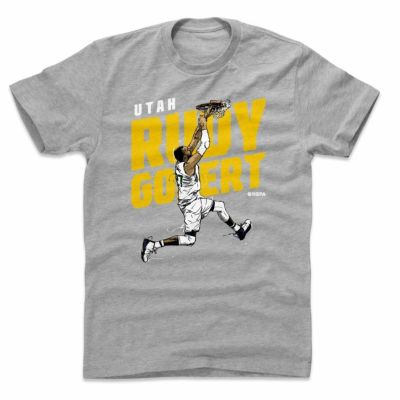 NBA Tシャツ ジャズ ルディ・ゴベール プレーヤー アート スラム 500Level ネイビー【OCSL】