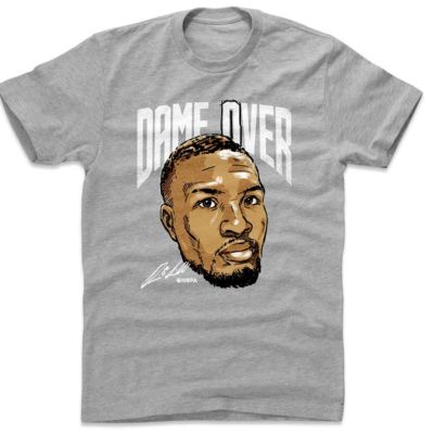 デイミアン・リラード Tシャツ NBA ポートランド・トレイルブレイザーズ  500Level グレー【OCSL】