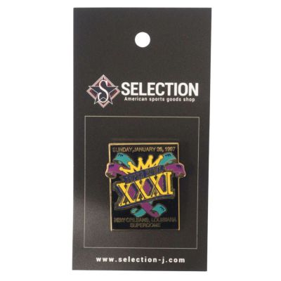 NFL 第31回スーパーボウル Black Rectangle Pin  IMPRINTED PRODUCTS