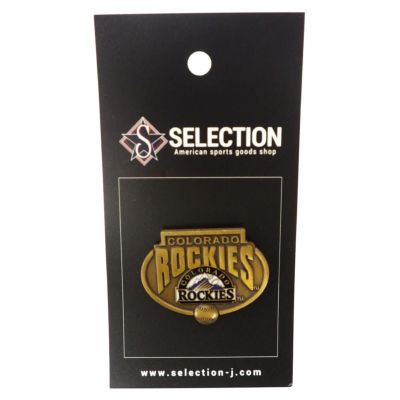 MLB コロラド・ロッキーズ Team Logo Bronze Pin Peter&David