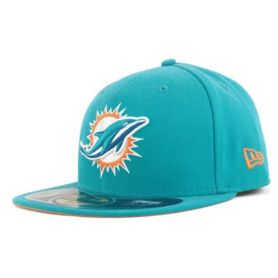 NFL ドルフィンズ キャップ/帽子 オンフィールド パフォーマンス 59FIFTY ニューエラ/New Era アクア 平つば キャップ 特集